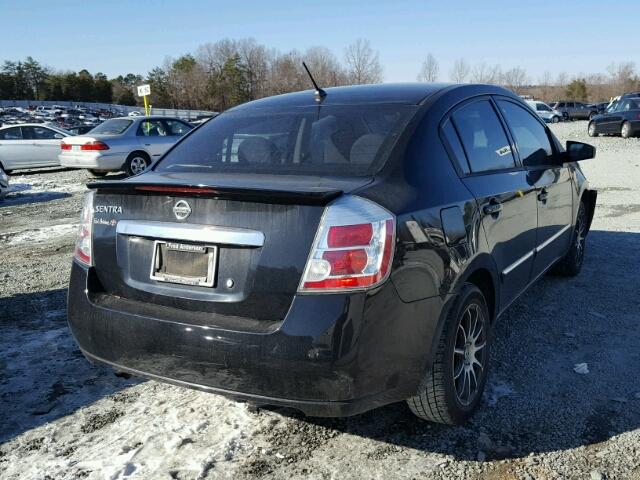 3N1AB6AP3BL690235 - 2011 NISSAN SENTRA 2.0 BLACK photo 4