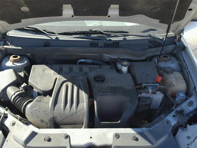 1G1AD5F5XA7160008 - 2010 CHEVROLET COBALT 1LT SILVER photo 7