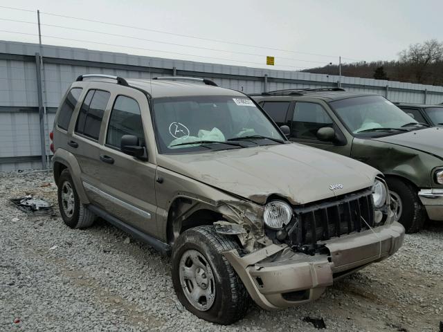 1J4GL58K36W100215 - 2006 JEEP LIBERTY LI GOLD photo 1