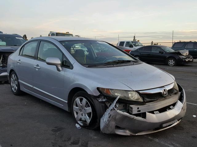 2HGFA16559H341663 - 2009 HONDA CIVIC LX SILVER photo 1