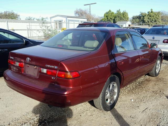 JT2BF28K5X0167823 - 1999 TOYOTA CAMRY LE BURGUNDY photo 4