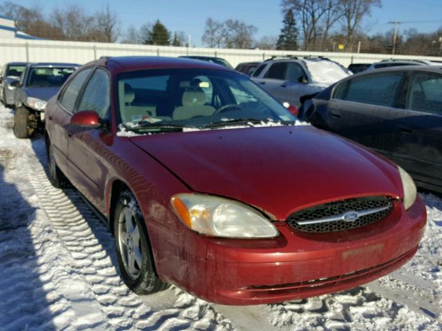 1FAFP53U93G118700 - 2003 FORD TAURUS SE RED photo 1