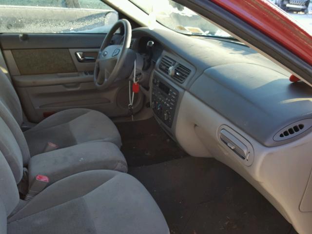 1FAFP53U93G118700 - 2003 FORD TAURUS SE RED photo 5