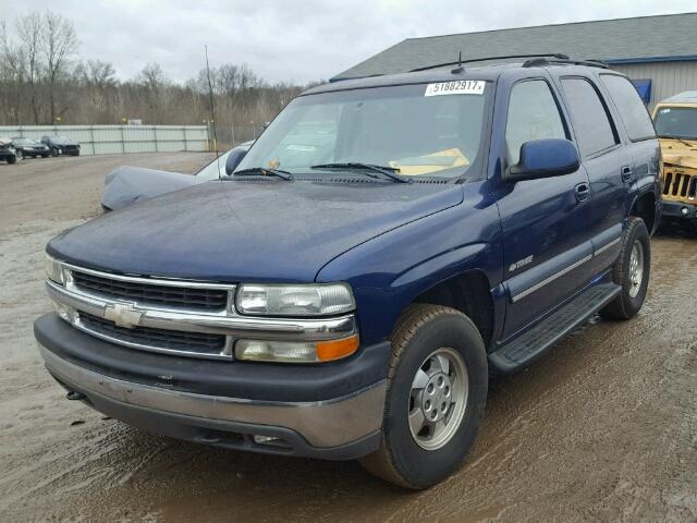 1GNEK13Z83J286122 - 2003 CHEVROLET TAHOE K150 BLUE photo 2