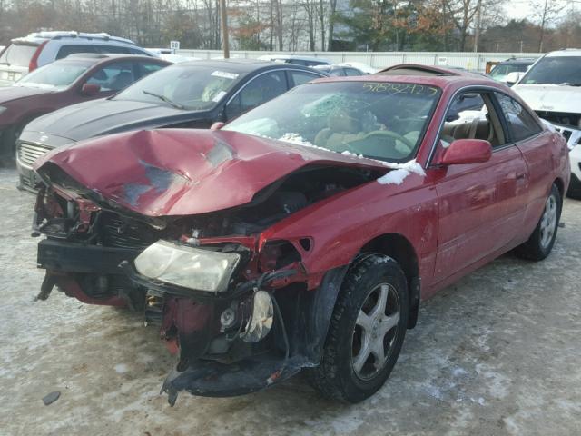 2T1CE22P33C019169 - 2003 TOYOTA CAMRY SOLA RED photo 2