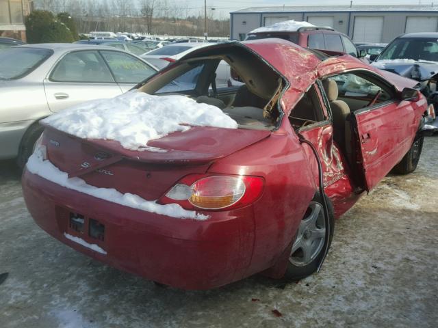 2T1CE22P33C019169 - 2003 TOYOTA CAMRY SOLA RED photo 4