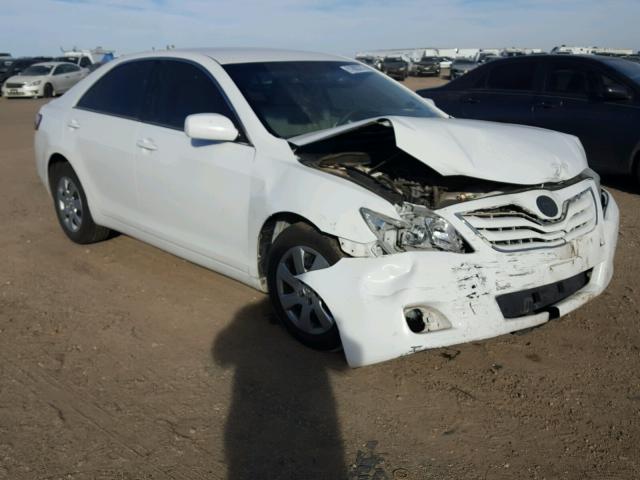 4T1BF3EK6AU553311 - 2010 TOYOTA CAMRY BASE WHITE photo 1