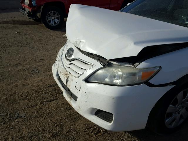 4T1BF3EK6AU553311 - 2010 TOYOTA CAMRY BASE WHITE photo 9