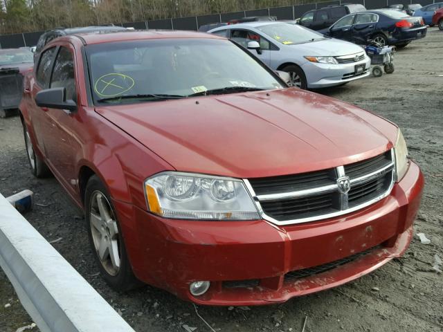 1B3LC56R48N131407 - 2008 DODGE AVENGER SX RED photo 1