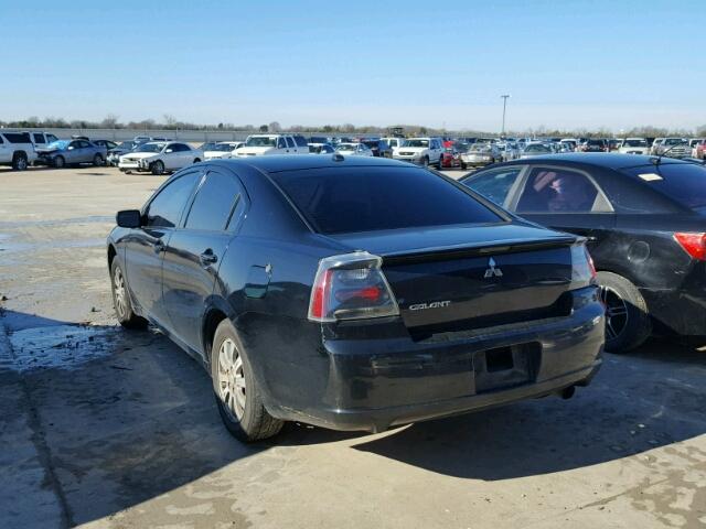 4A3AB56F47E031849 - 2007 MITSUBISHI GALANT ES BLACK photo 3