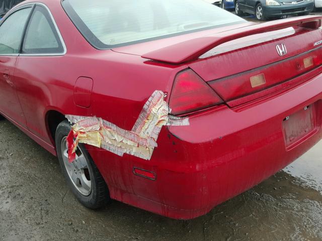 1HGCG32722A016316 - 2002 HONDA ACCORD EX RED photo 9