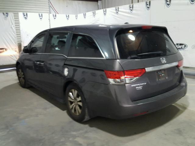 5FNRL5H67EB012580 - 2014 HONDA ODYSSEY EX GRAY photo 3