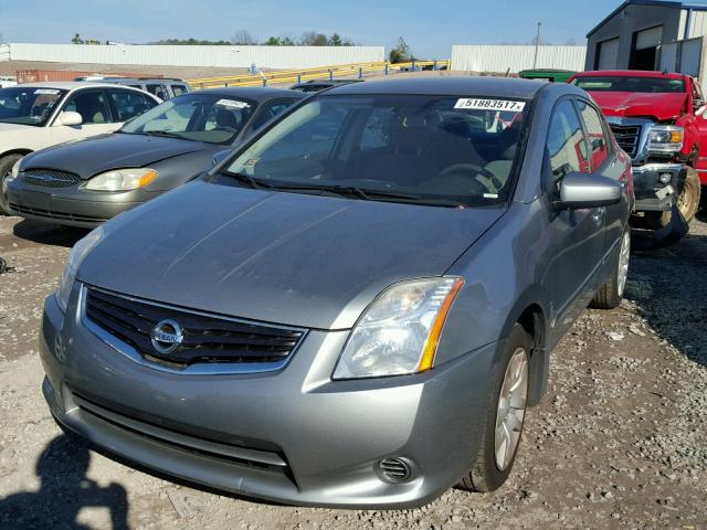 3N1AB6AP7CL712352 - 2012 NISSAN SENTRA 2.0 GRAY photo 2