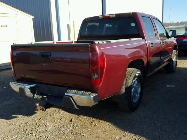 1GCCS13E278254728 - 2007 CHEVROLET COLORADO RED photo 4