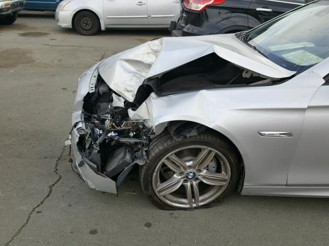 WBAFR7C55CC809848 - 2012 BMW 535 I SILVER photo 9