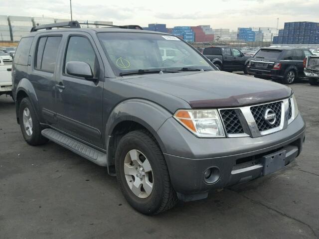 5N1AR18U45C712004 - 2005 NISSAN PATHFINDER GRAY photo 1