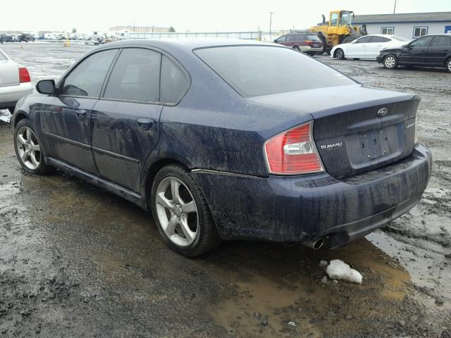 4S3BL626567213742 - 2006 SUBARU LEGACY 2.5 BLUE photo 3