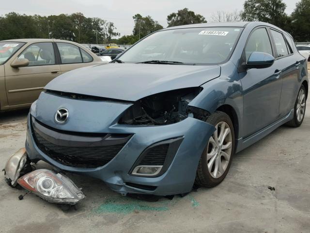 JM1BL1K6XB1415265 - 2011 MAZDA 3 S BLUE photo 2