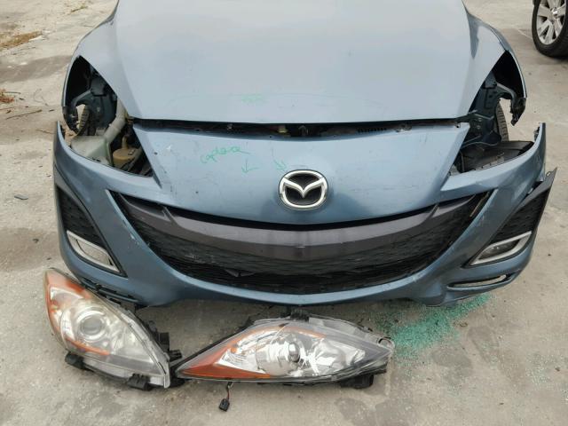 JM1BL1K6XB1415265 - 2011 MAZDA 3 S BLUE photo 9