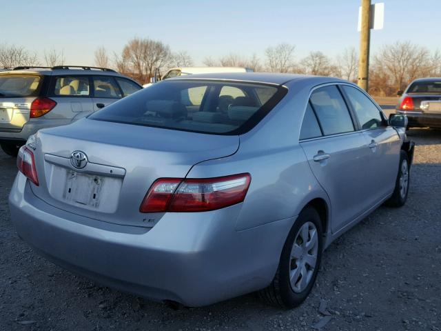 4T4BE46K89R052672 - 2009 TOYOTA CAMRY BASE SILVER photo 4