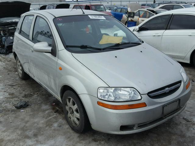 KL1TJ62634B148384 - 2004 CHEVROLET AVEO LS SILVER photo 1