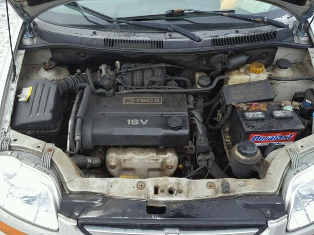 KL1TJ62634B148384 - 2004 CHEVROLET AVEO LS SILVER photo 7