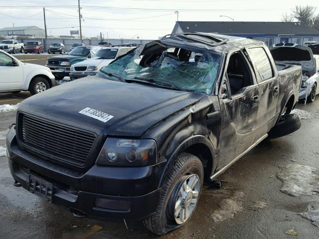 1FTPW14544KC86809 - 2004 FORD F150 SUPER BLACK photo 2