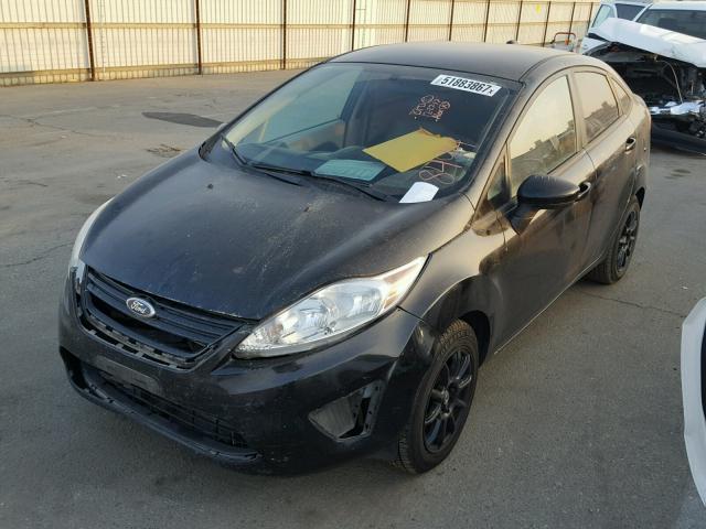 3FADP4AJXCM118494 - 2012 FORD FIESTA S BLACK photo 2