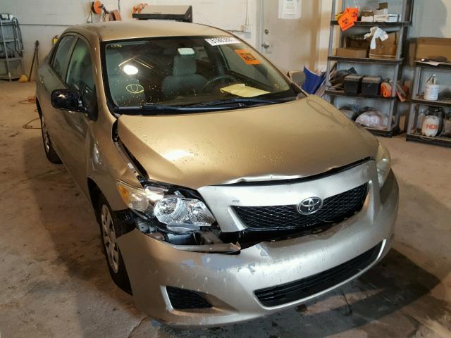 1NXBU40E89Z163089 - 2009 TOYOTA COROLLA BA GOLD photo 1