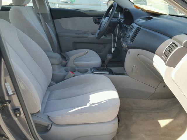 KNAGE124865027798 - 2006 KIA OPTIMA LX GRAY photo 5