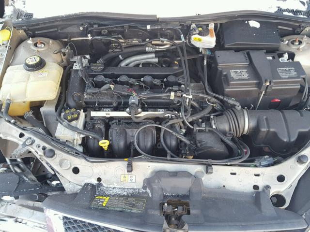 1FAFP34N87W351751 - 2007 FORD FOCUS ZX4 TAN photo 7