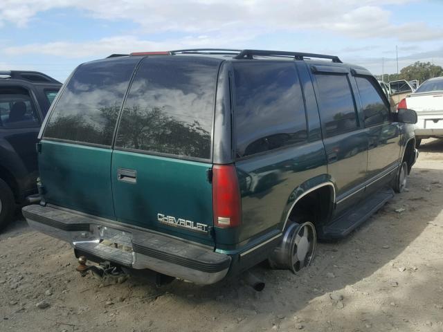 1GNEC13R8TJ374360 - 1996 CHEVROLET TAHOE C150 GREEN photo 4