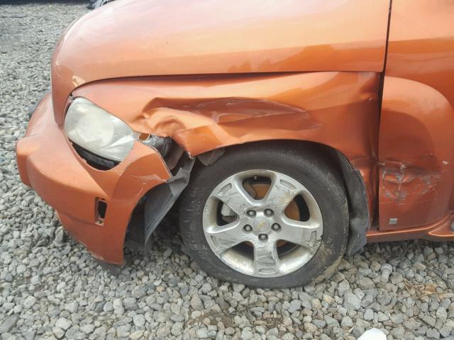 3GNDA23D76S626453 - 2006 CHEVROLET HHR LT ORANGE photo 9