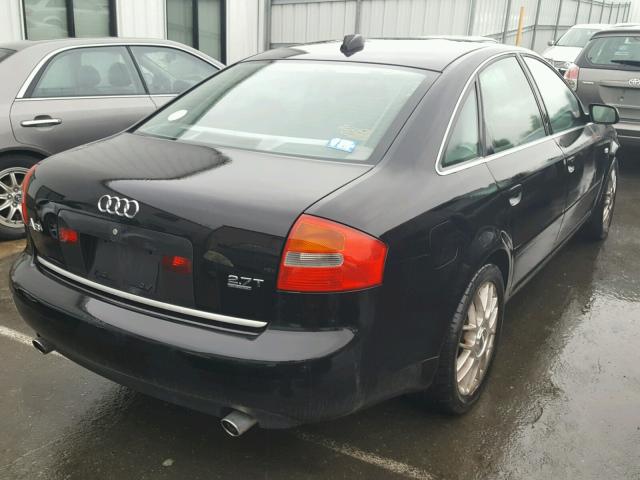 WAULD64B44N009435 - 2004 AUDI A6 2.7T QU BLACK photo 4