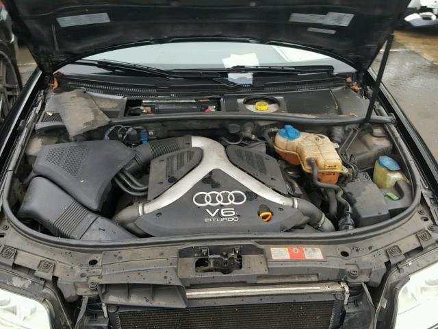 WAULD64B44N009435 - 2004 AUDI A6 2.7T QU BLACK photo 7