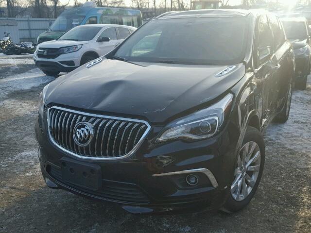 LRBFXDSA3HD088628 - 2017 BUICK ENVISION E BLACK photo 2