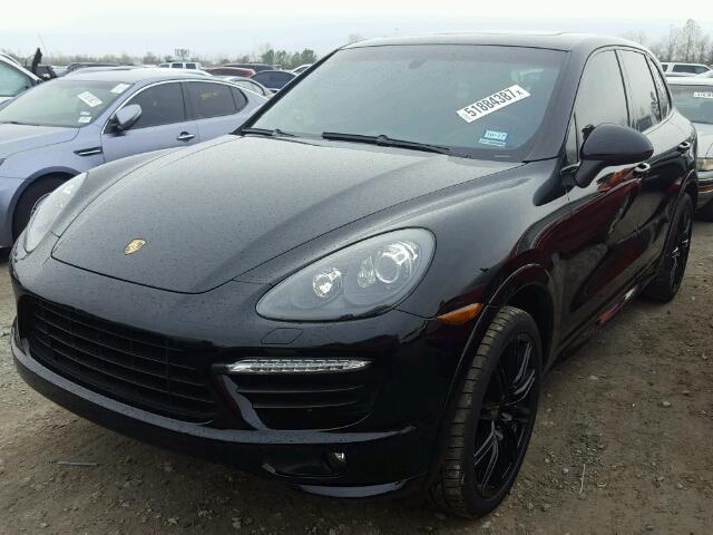 WP1AD2A29DLA70104 - 2013 PORSCHE CAYENNE GT BLACK photo 2