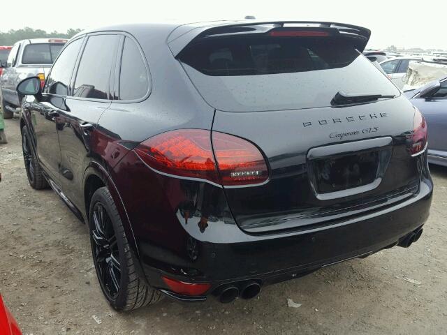 WP1AD2A29DLA70104 - 2013 PORSCHE CAYENNE GT BLACK photo 3