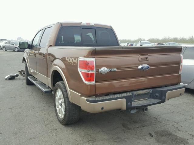 1FTFW1ETXBKE00186 - 2011 FORD F150 SUPER TWO TONE photo 3