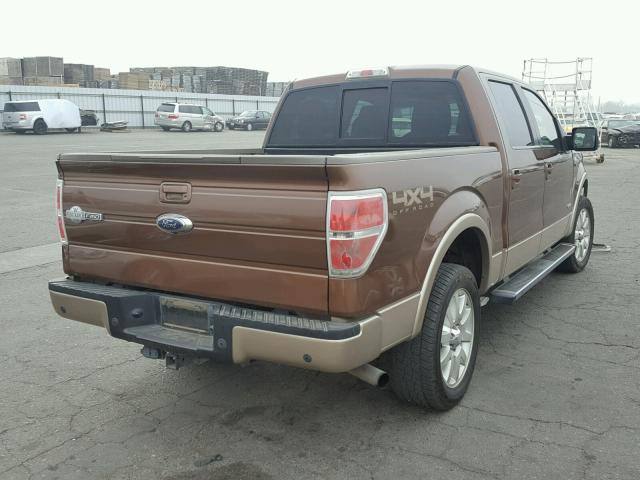 1FTFW1ETXBKE00186 - 2011 FORD F150 SUPER TWO TONE photo 4