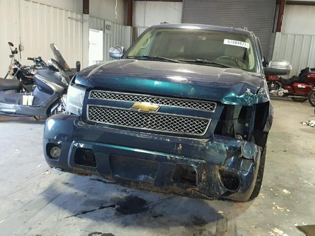 3GNFK12317G270868 - 2007 CHEVROLET AVALANCHE GREEN photo 9