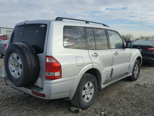 JA4NW51S03J018542 - 2003 MITSUBISHI MONTERO LI SILVER photo 4