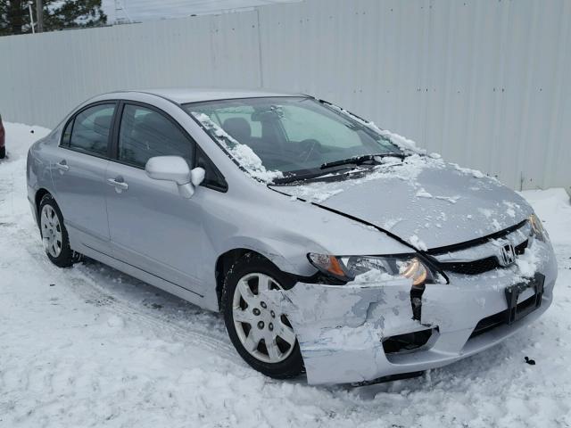 2HGFA1F54AH581971 - 2010 HONDA CIVIC LX SILVER photo 1