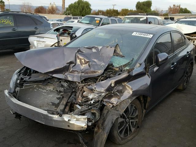 19XFB2F89FE244811 - 2015 HONDA CIVIC EX გრაფიტი ფოტო 2