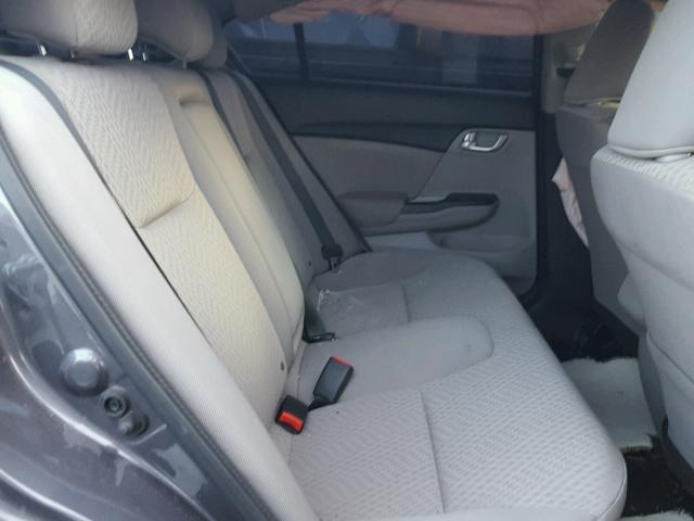 19XFB2F89FE244811 - 2015 HONDA CIVIC EX გრაფიტი ფოტო 6