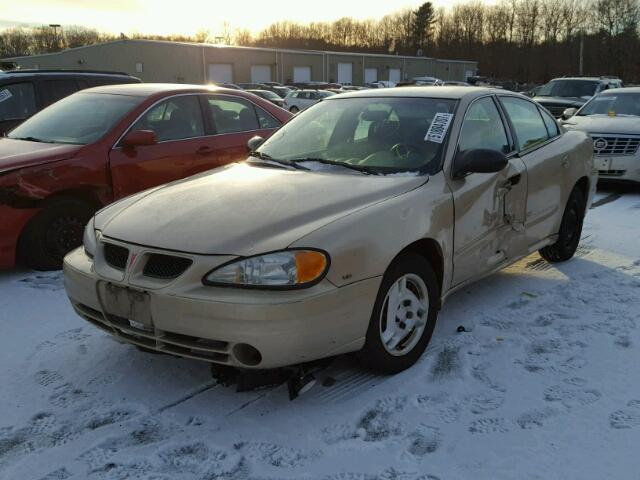 1G2NE52E95M209173 - 2005 PONTIAC GRAND AM S ოქროსფერი ფოტო 2