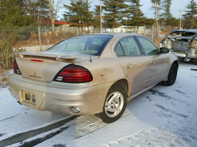 1G2NE52E95M209173 - 2005 PONTIAC GRAND AM S ოქროსფერი ფოტო 4