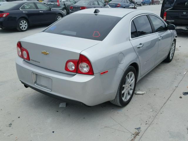 1G1ZE5E06CF119034 - 2012 CHEVROLET MALIBU LTZ 银色 照片 4