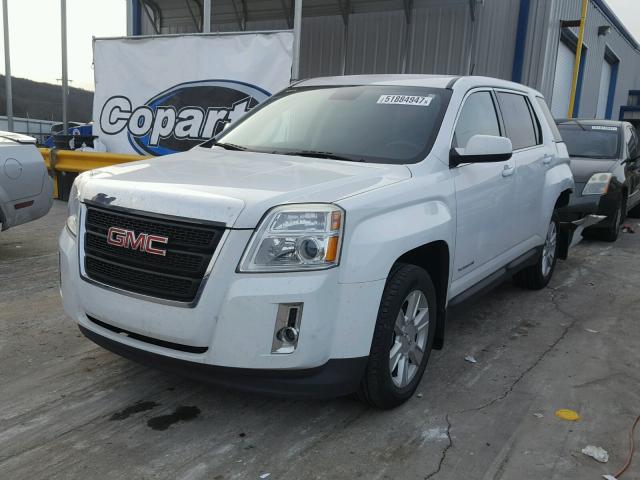 2GKALMEK7D6343158 - 2013 GMC TERRAIN SL WHITE photo 2