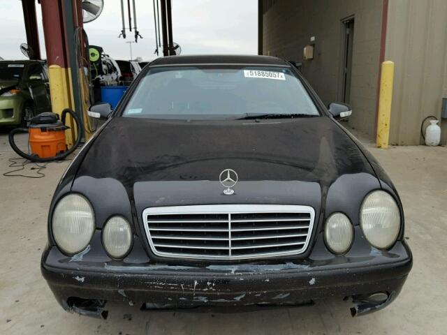 WDBLJ70G61F170554 - 2001 MERCEDES-BENZ CLK 430 BLACK photo 9